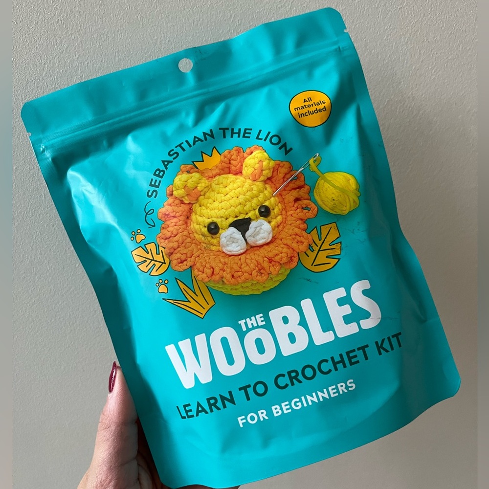 NIB Woobles Beginner Kit - Sebastian the Lion